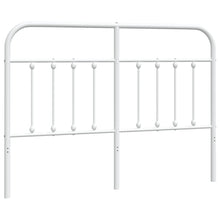 Hoofdbord Metaal 140 cm Wit