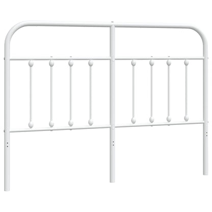 Hoofdbord Metaal 140 cm Wit