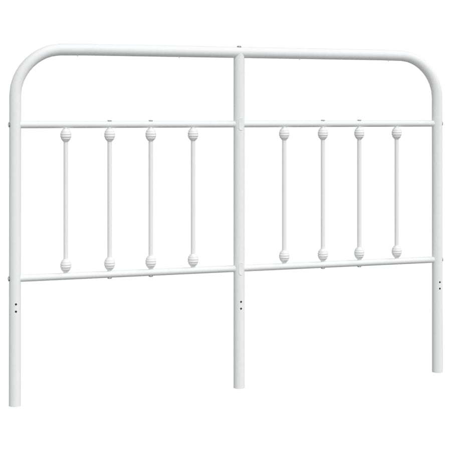 Hoofdbord Metaal 140 cm Wit