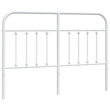 Hoofdbord Metaal Wit 150 Cm