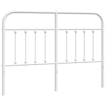 Hoofdbord Metaal Wit 150 Cm