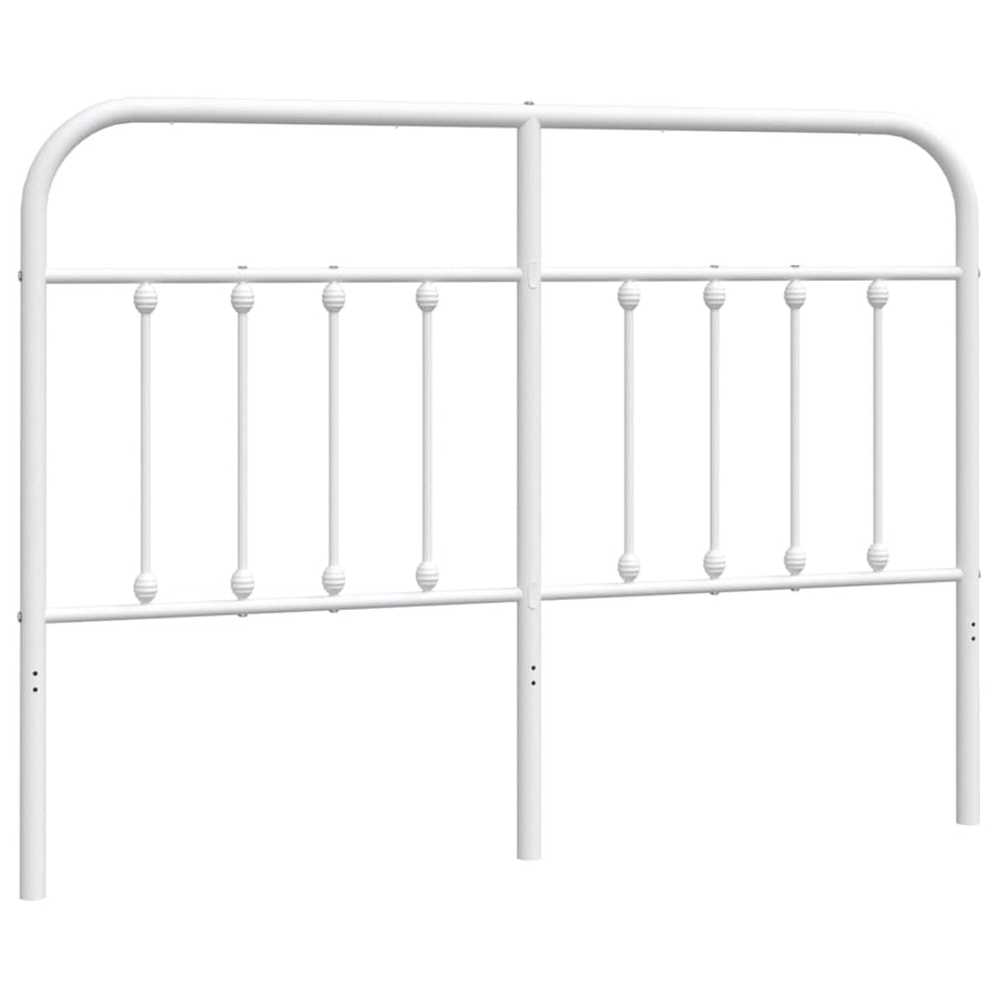 Hoofdbord Metaal Wit 150 Cm