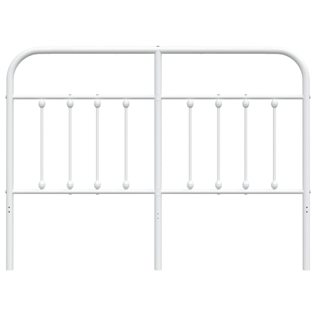 Hoofdbord Metaal Wit 150 Cm