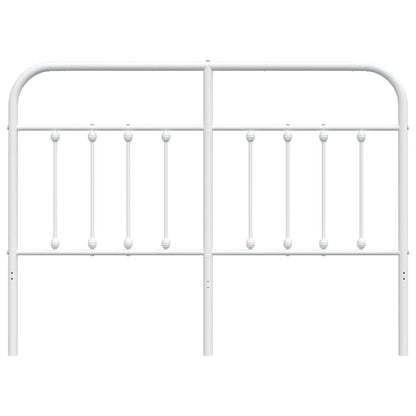 Hoofdbord Metaal Wit 150 Cm