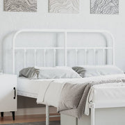 Replacement headboard metal white 150 cm