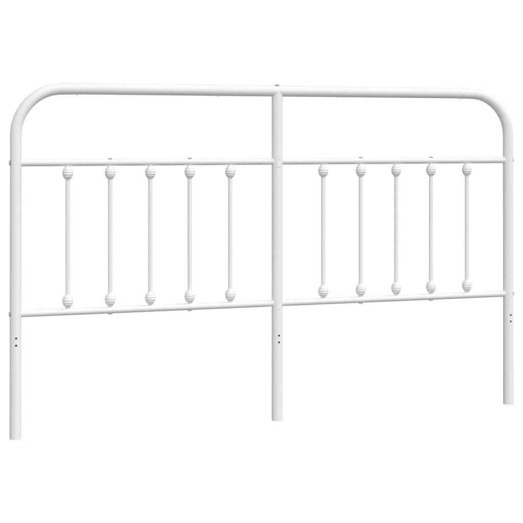 Hoofdbord Metaal Wit 180 Cm