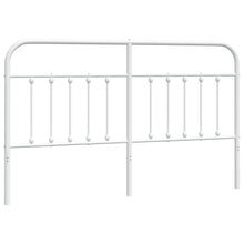 Hoofdbord Metaal Wit 180 Cm