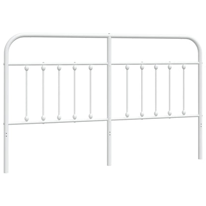Hoofdbord Metaal Wit 180 Cm