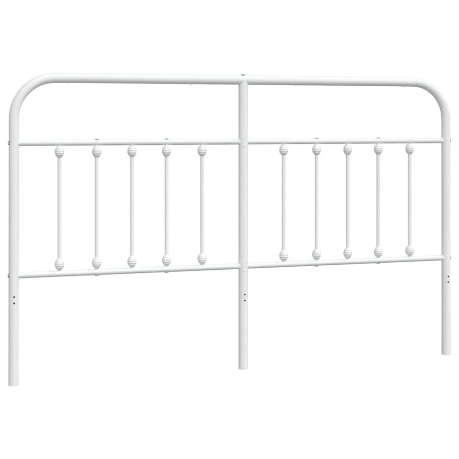 Hoofdbord Metaal Wit 180 Cm