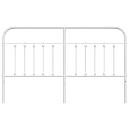Hoofdbord Metaal Wit 180 Cm
