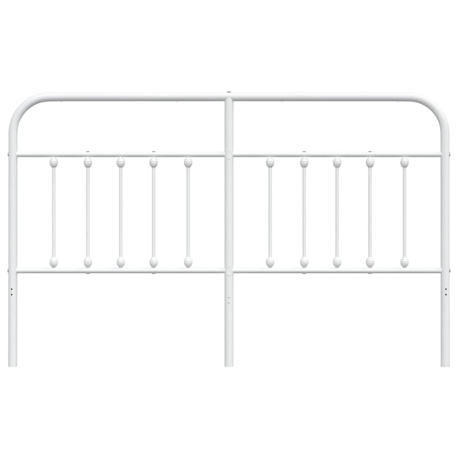 Hoofdbord Metaal Wit 180 Cm