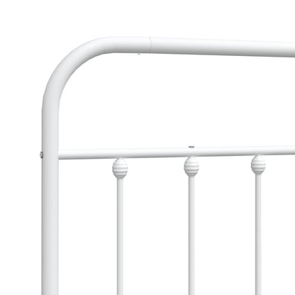 Hoofdbord Metaal Wit 180 Cm