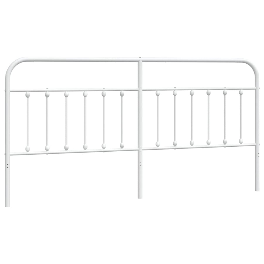 Hoofdbord Metaal Wit 193 Cm