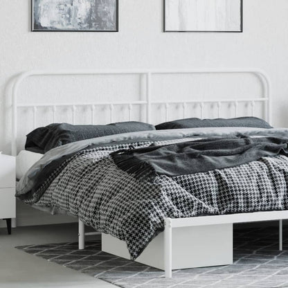 Hoofdbord Metaal Wit 193 Cm