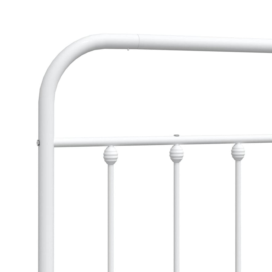 Hoofdbord Metaal Wit 193 Cm
