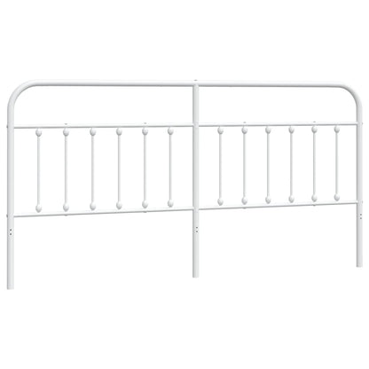 Hoofdbord Metaal Wit 200 Cm