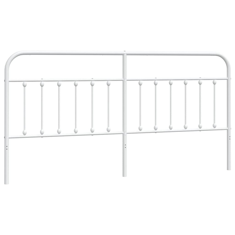 Hoofdbord Metaal Wit 200 Cm