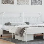 Replacement headboard metal white 200 cm