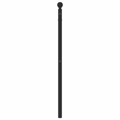 Vervangend hoofdbord 100 cm metaal zwart