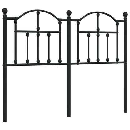 Hoofdbord 120 Cm Metaal Zwart