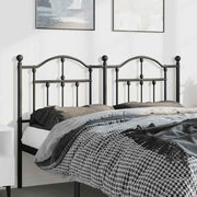 Replacement headboard 150 cm metal black