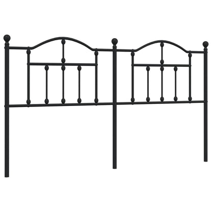 Hoofdbord 180 Cm Metaal Zwart
