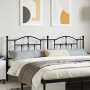 Replacement headboard 193 cm metal black