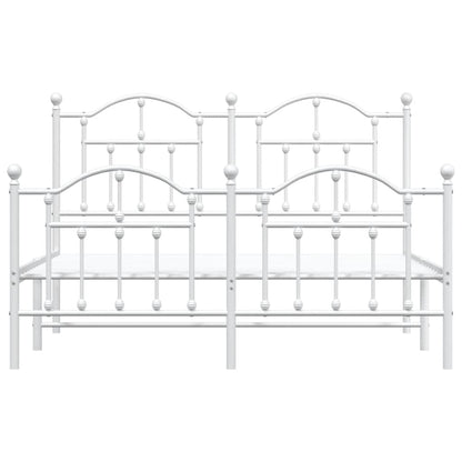 Bedframe Met Hoofd- En Voeteneinde Metaal 150 x 200 cm
