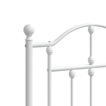 Bedframe Met Hoofd- En Voeteneinde Metaal 150 x 200 cm