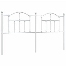 Hoofdbord 180 Cm Metaal Wit