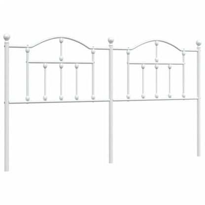 Hoofdbord 180 Cm Metaal Wit