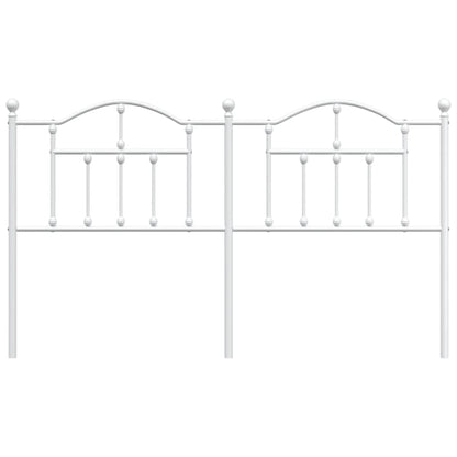 Hoofdbord 180 Cm Metaal Wit
