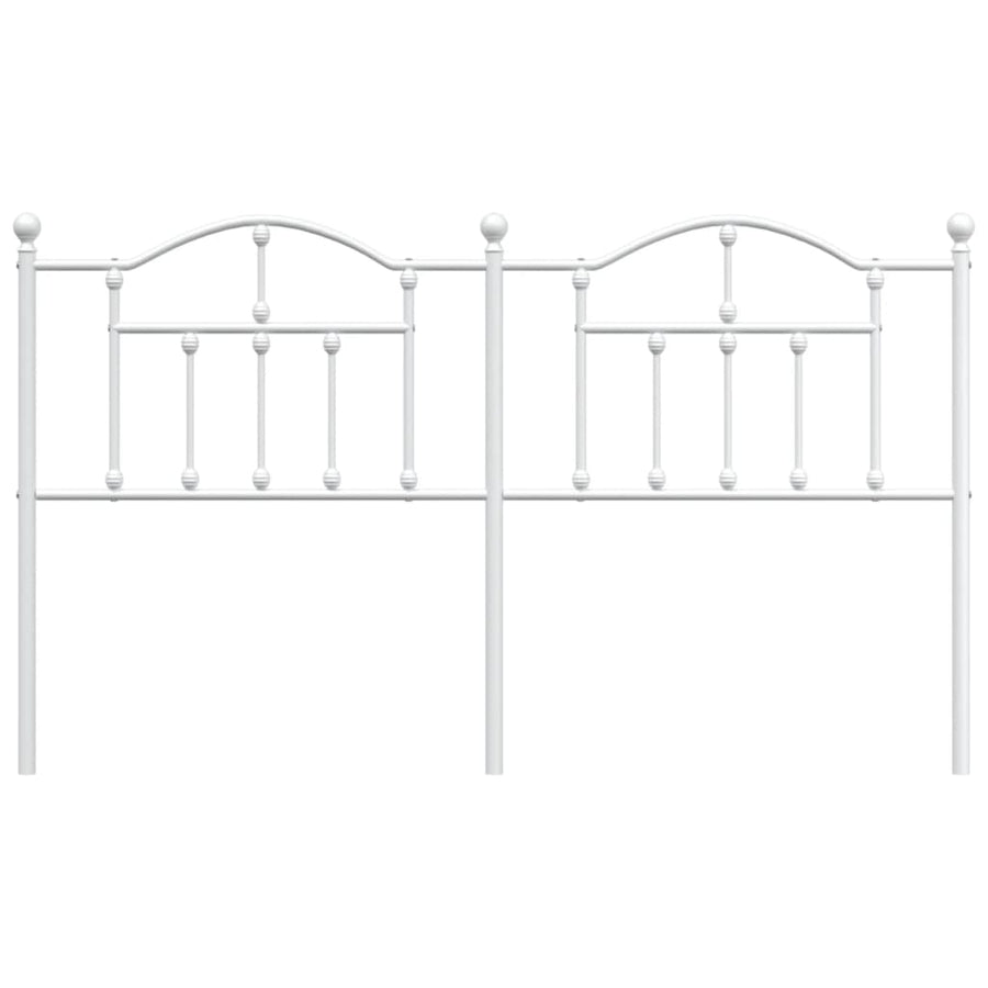 Hoofdbord 180 Cm Metaal Wit