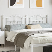 Replacement headboard 180 cm metal white