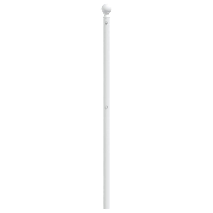 Hoofdbord 193 Cm Metaal Wit