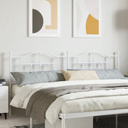 Replacement headboard 193 cm metal white