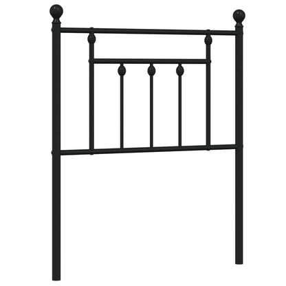 Hoofdbord 75 Cm Metaal Zwart