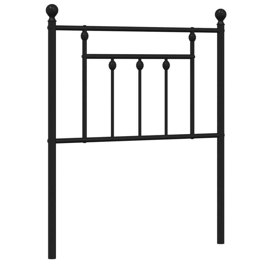 Hoofdbord 75 Cm Metaal Zwart