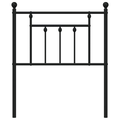 Hoofdbord 75 Cm Metaal Zwart