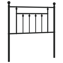 Hoofdbord 80 Cm Metaal Zwart