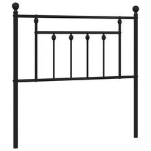 Hoofdbord Metaal 1 90 cm Zwart