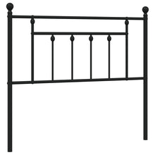 Hoofdbord 107 Cm Metaal Zwart