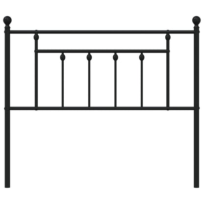 Hoofdbord 107 Cm Metaal Zwart