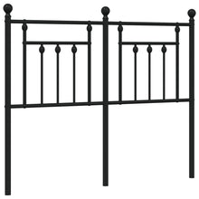 Hoofdbord 120 Cm Metaal Zwart