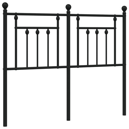 Hoofdbord 120 Cm Metaal Zwart
