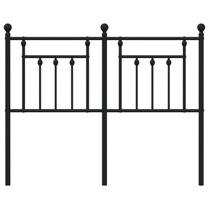 Hoofdbord 120 Cm Metaal Zwart