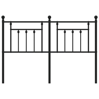 Hoofdbord 150 Cm Metaal Zwart