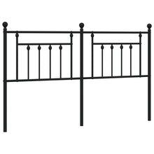Hoofdbord 180 Cm Metaal Zwart