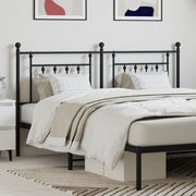 Replacement Headboard 180 cm Metal Black