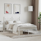 Bedframe metaal wit 120x200 cm